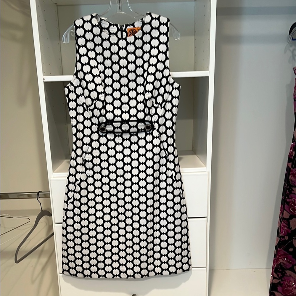 Tory BurchBlack and White Polka Dot Dress